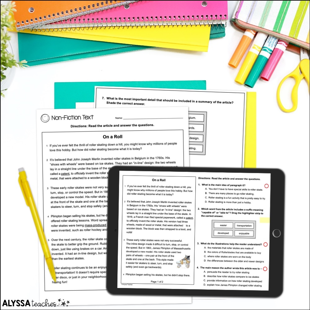 World History Reading Comprehension Worksheets Sol