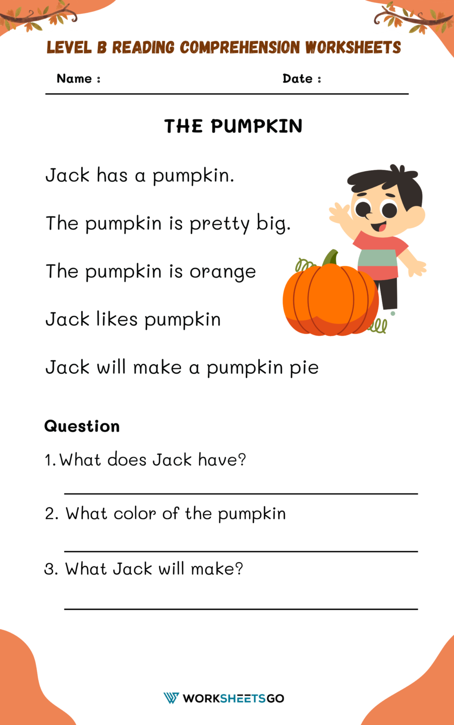 Reading Comprehension Worksheets By Grade Level