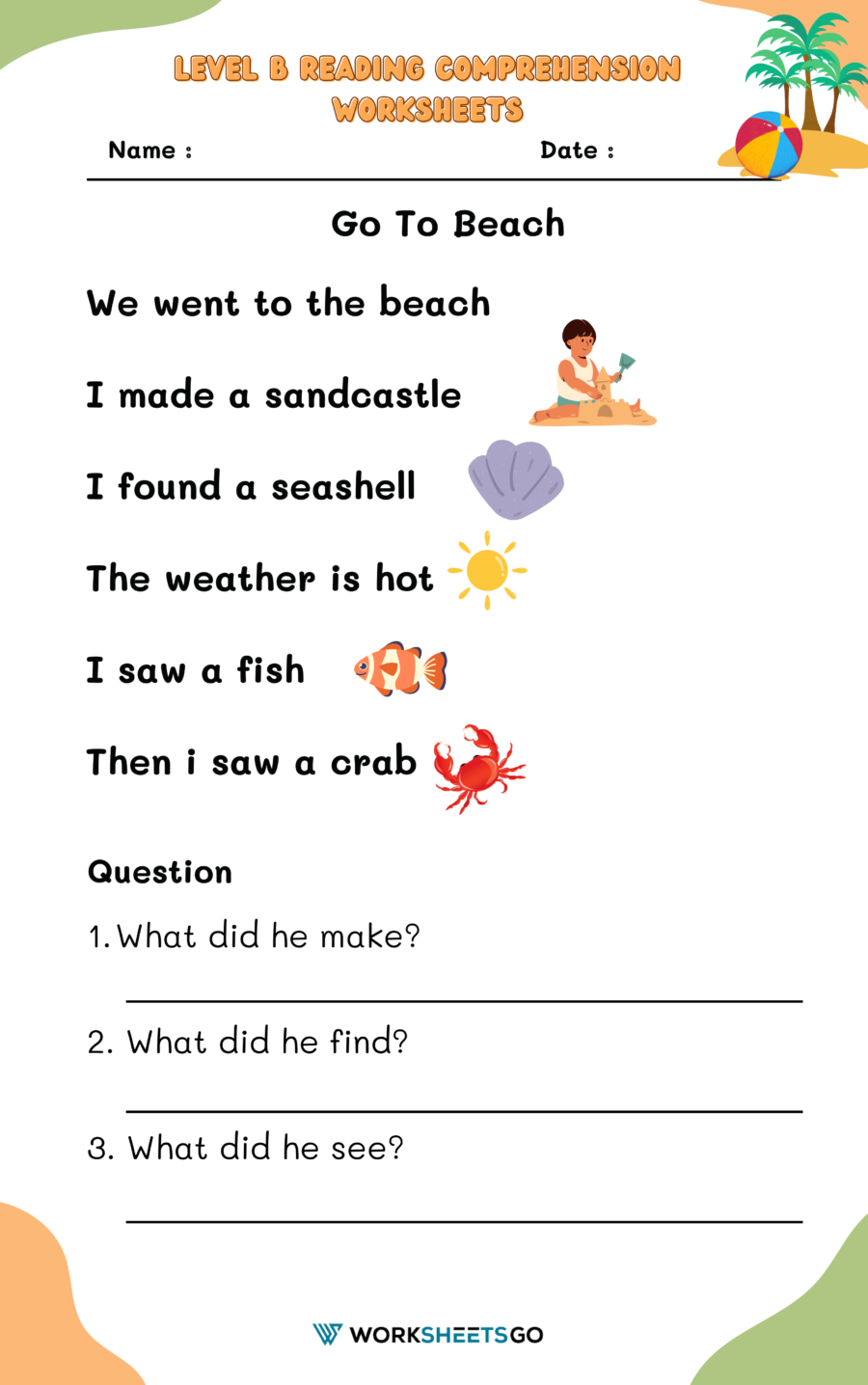 Reading Reading Comprehension Worksheets