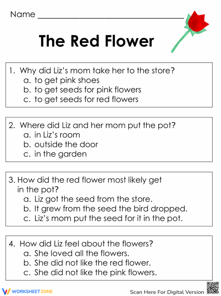 Level H Reading Comprehension Worksheets 2025