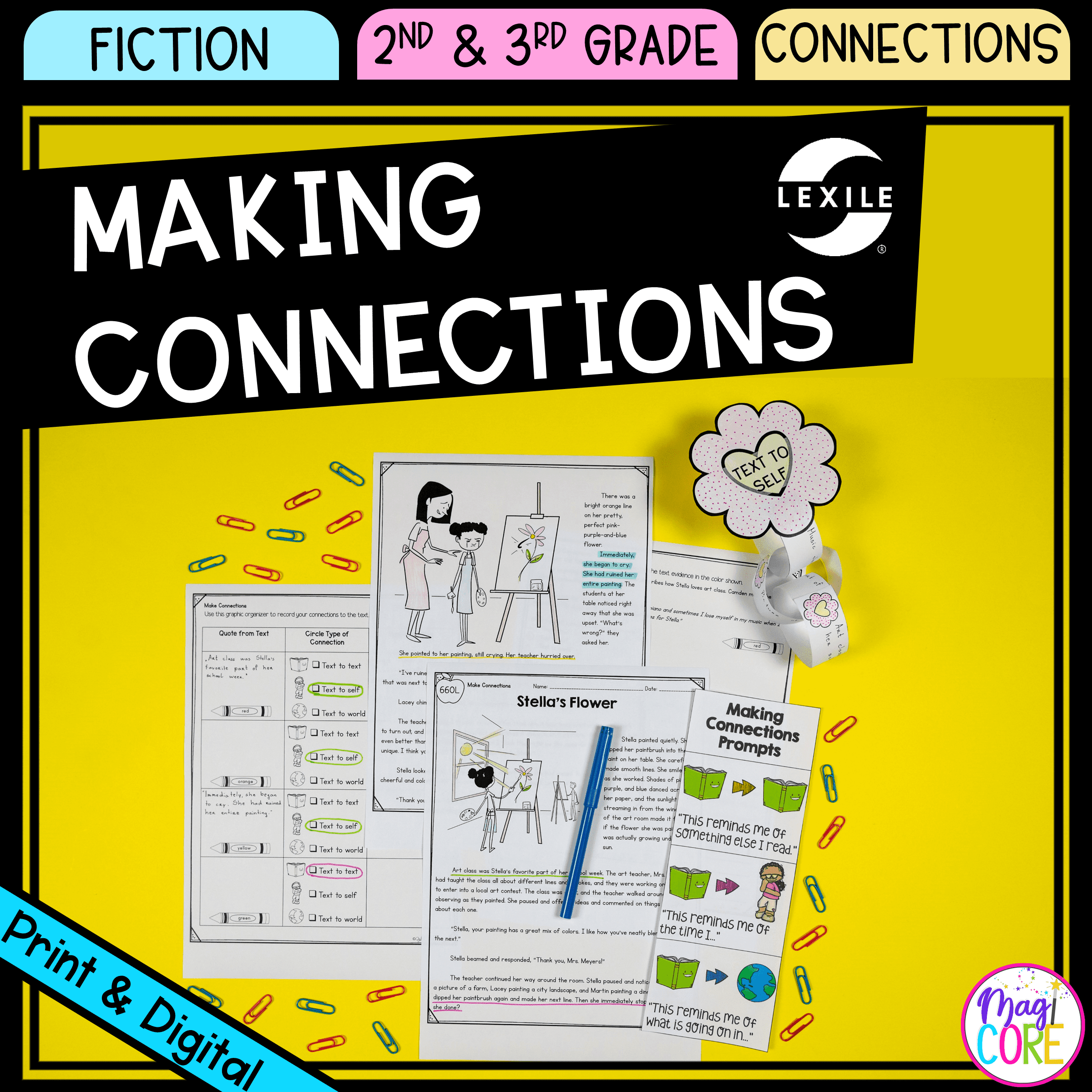 Making Connections 2nd U0026 3rd Grade Reading Comprehension Passages Unit