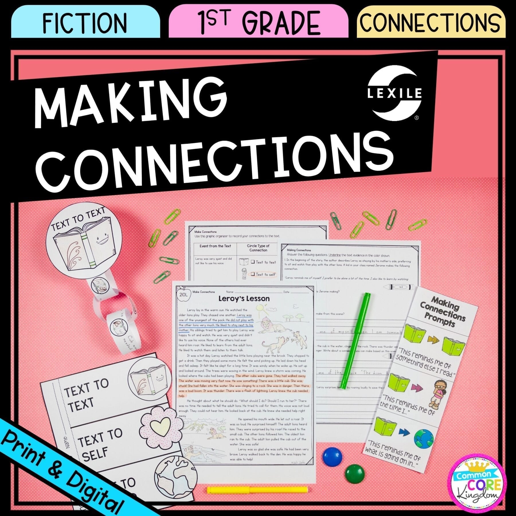 Making Connections 4th U0026 5th Grade Reading Comprehension 