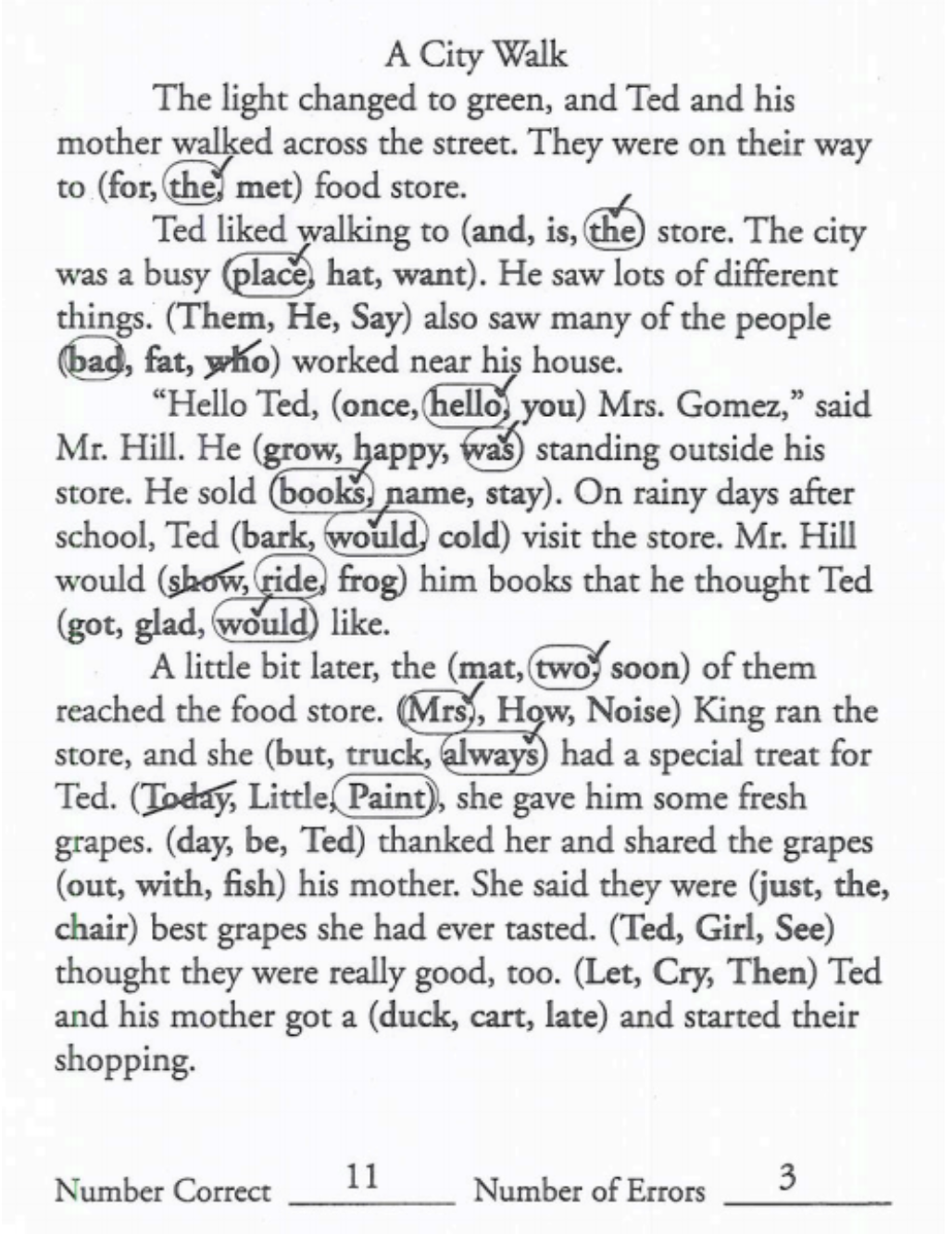 MAZE Reading Passage Generator Understanding While Silent Reading Worksheets Library