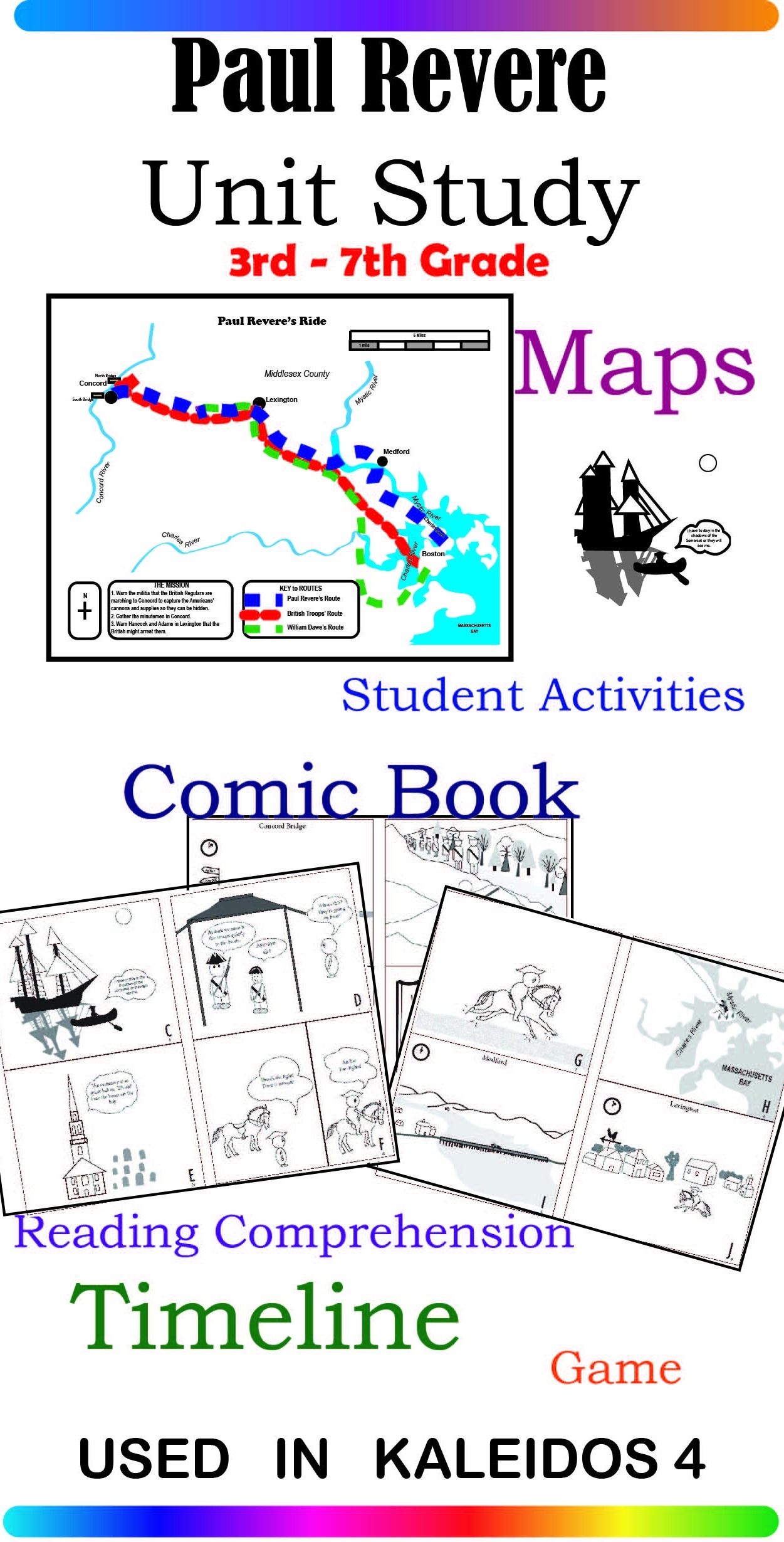Paul Revere Reading Comprehension Worksheet