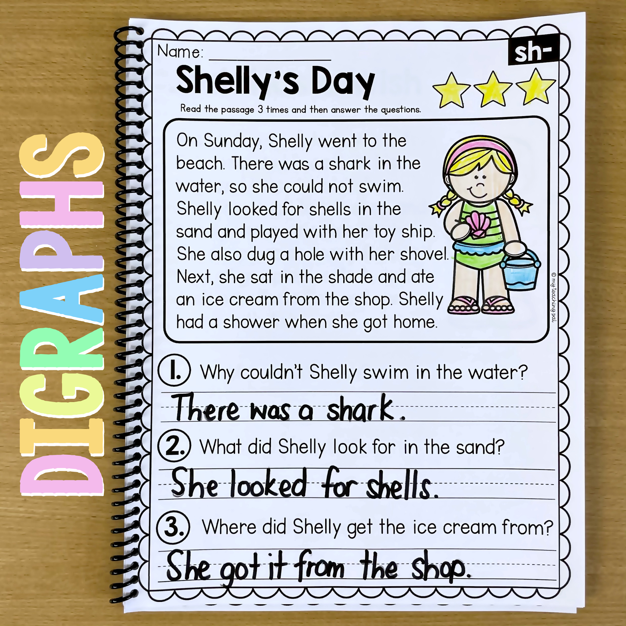 Phonics Reading Comprehension Passages My Teaching Pal