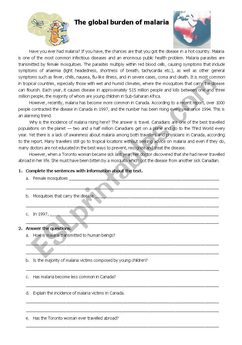 Present Perfect Reading Comprehension Worksheets Pdf