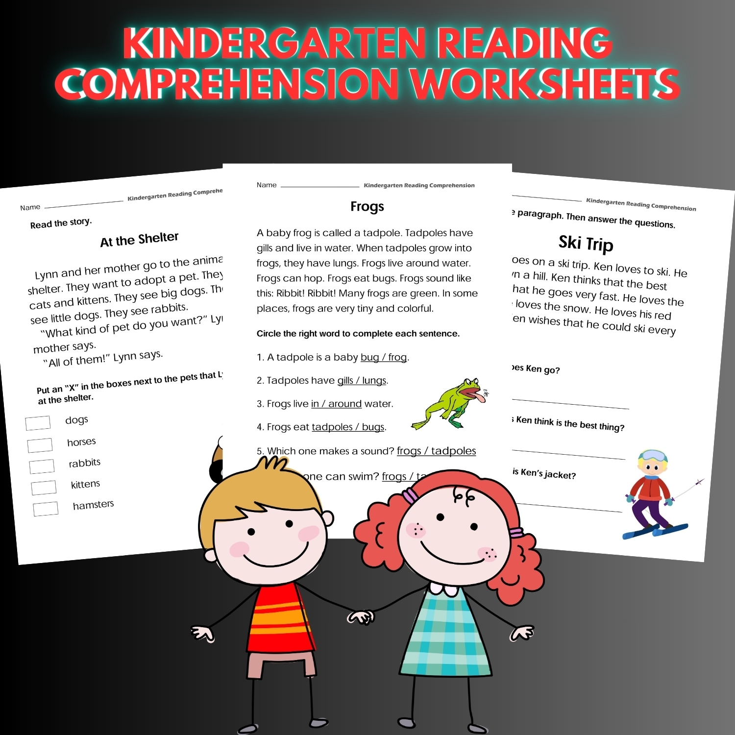 Reading Adventures For Little Learners Kindergarten Comprehension Fun Made By Teachers