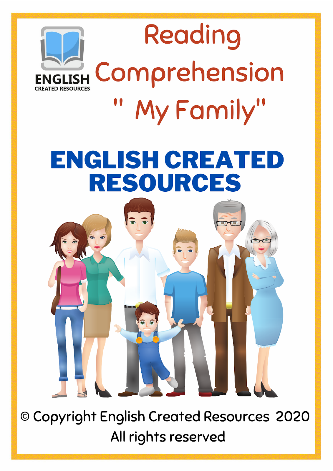 Reading And Writing My Family English Created Resources