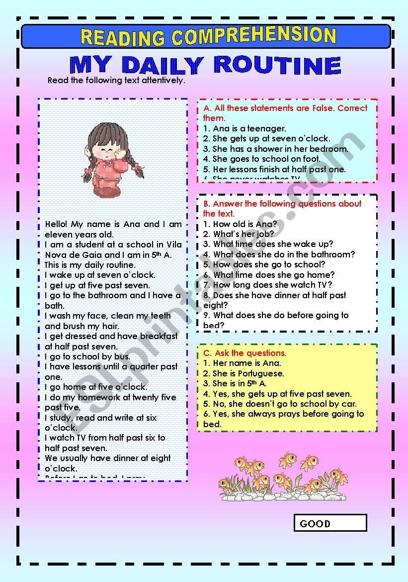 READING COMPREHENSION 