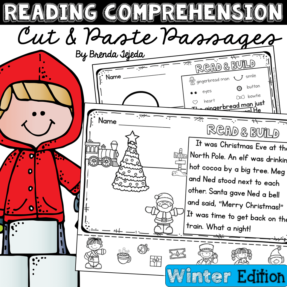 Reading Comprehension Cut And Paste Worksheets