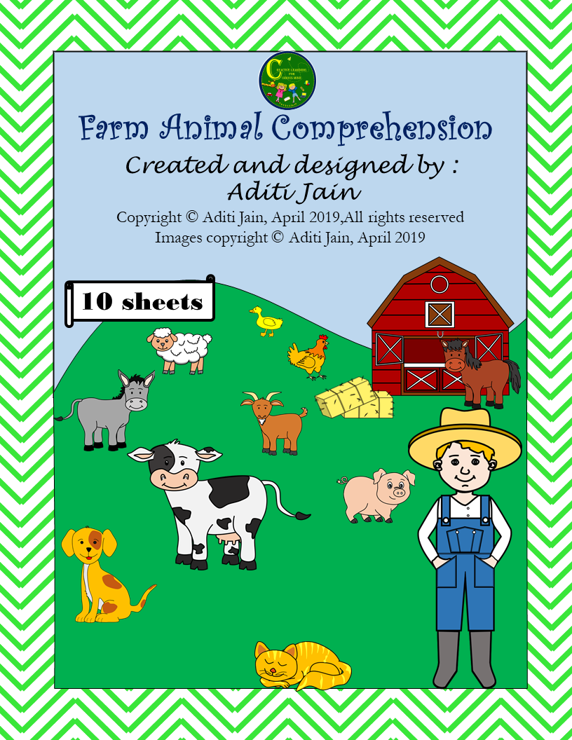 Reading Comprehension Farm Animals Made By Teachers