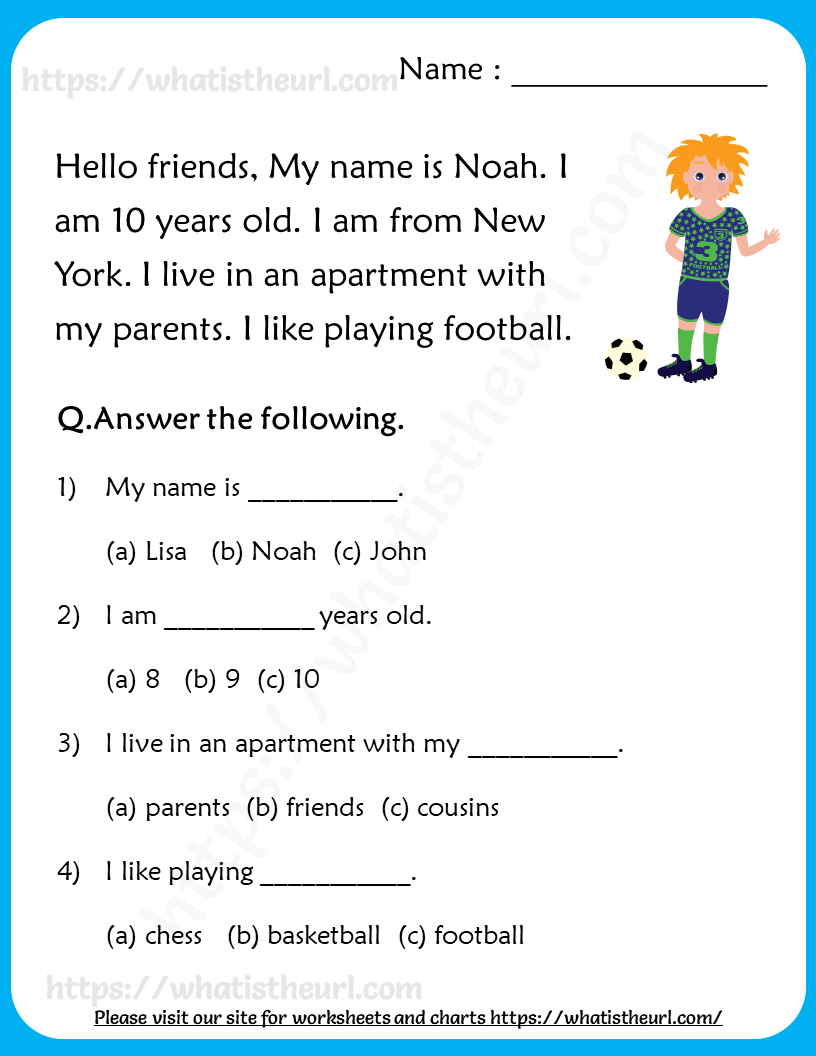 Reading Comprehension For Grade 2 1 22 2021 Your Home Teacher