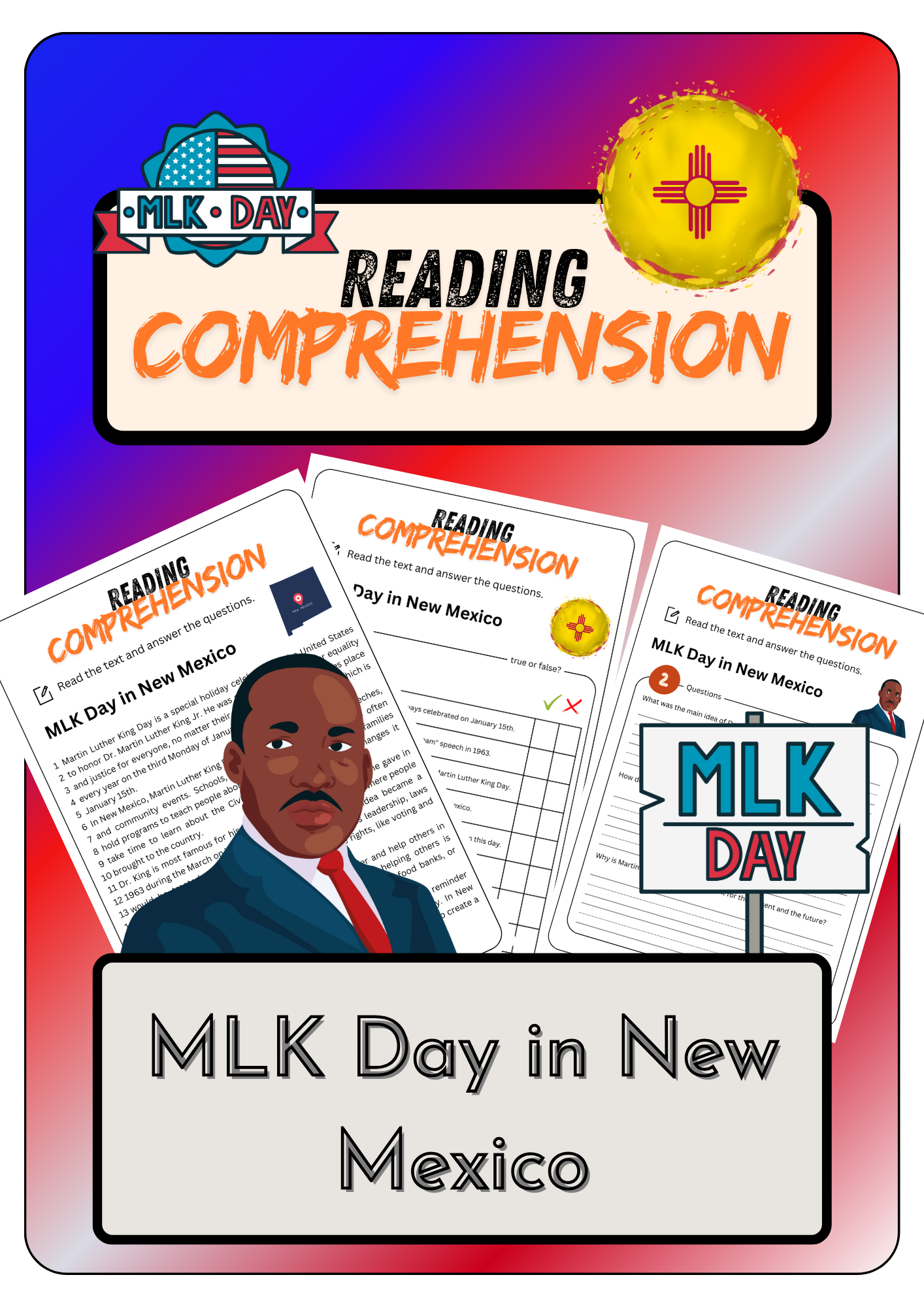 March Reading Comprehension Worksheets Free
