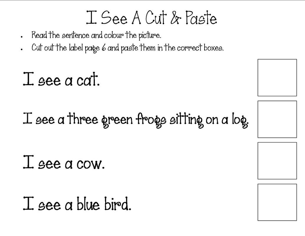 Reading Comprehension My Resource Station Kindergarten
