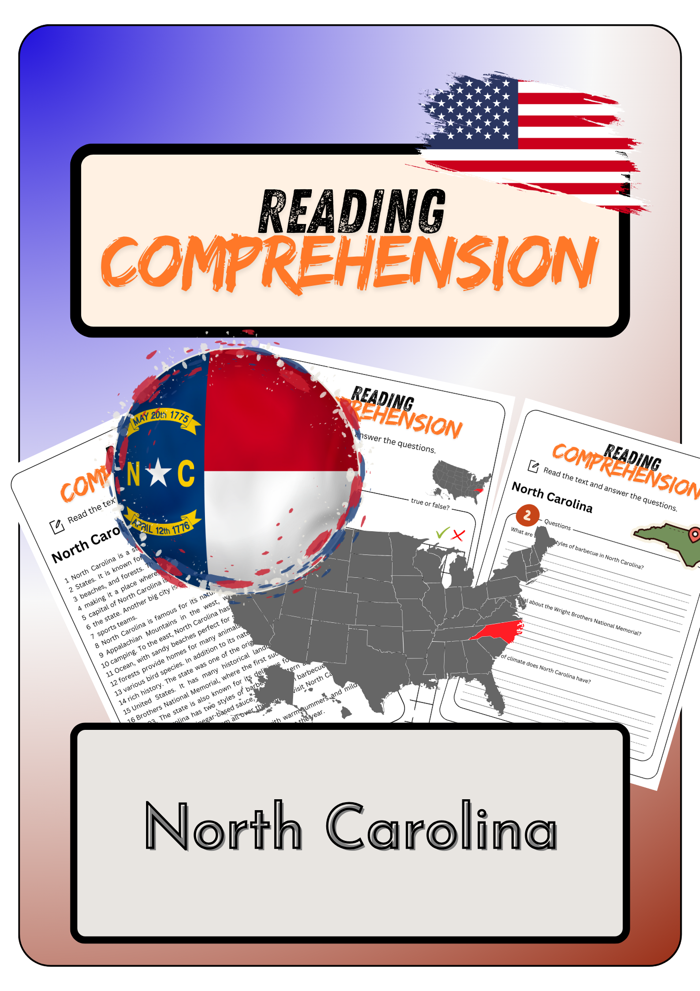 Reading Comprehension North Carolina Solutions Made By Teachers