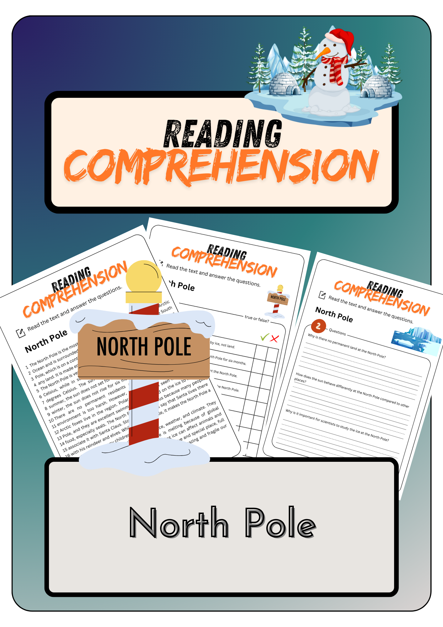 Living Environment Reading Comprehension Worksheets