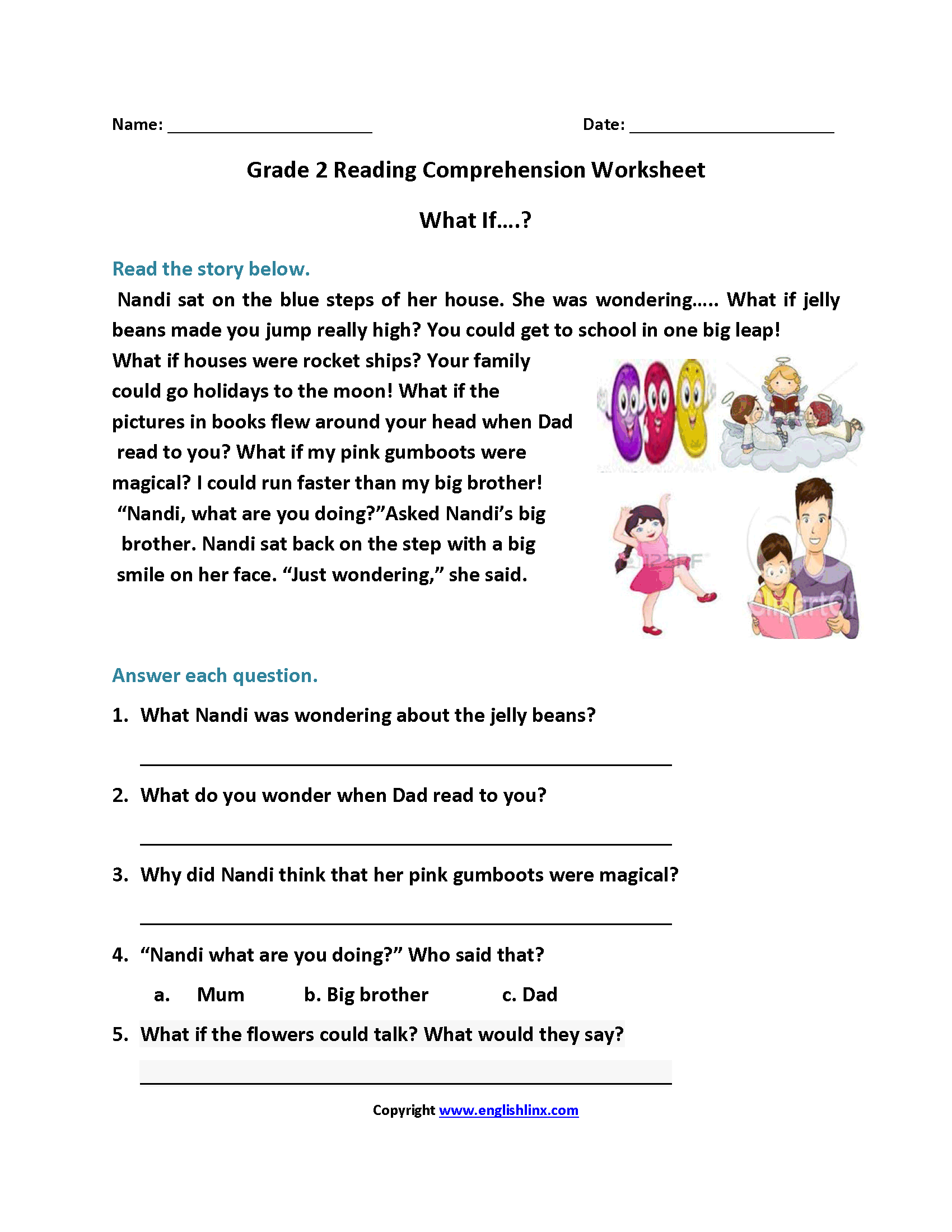 Reading Comprehension Online Exercise For Grade 2 Live Worksheets Worksheets Library