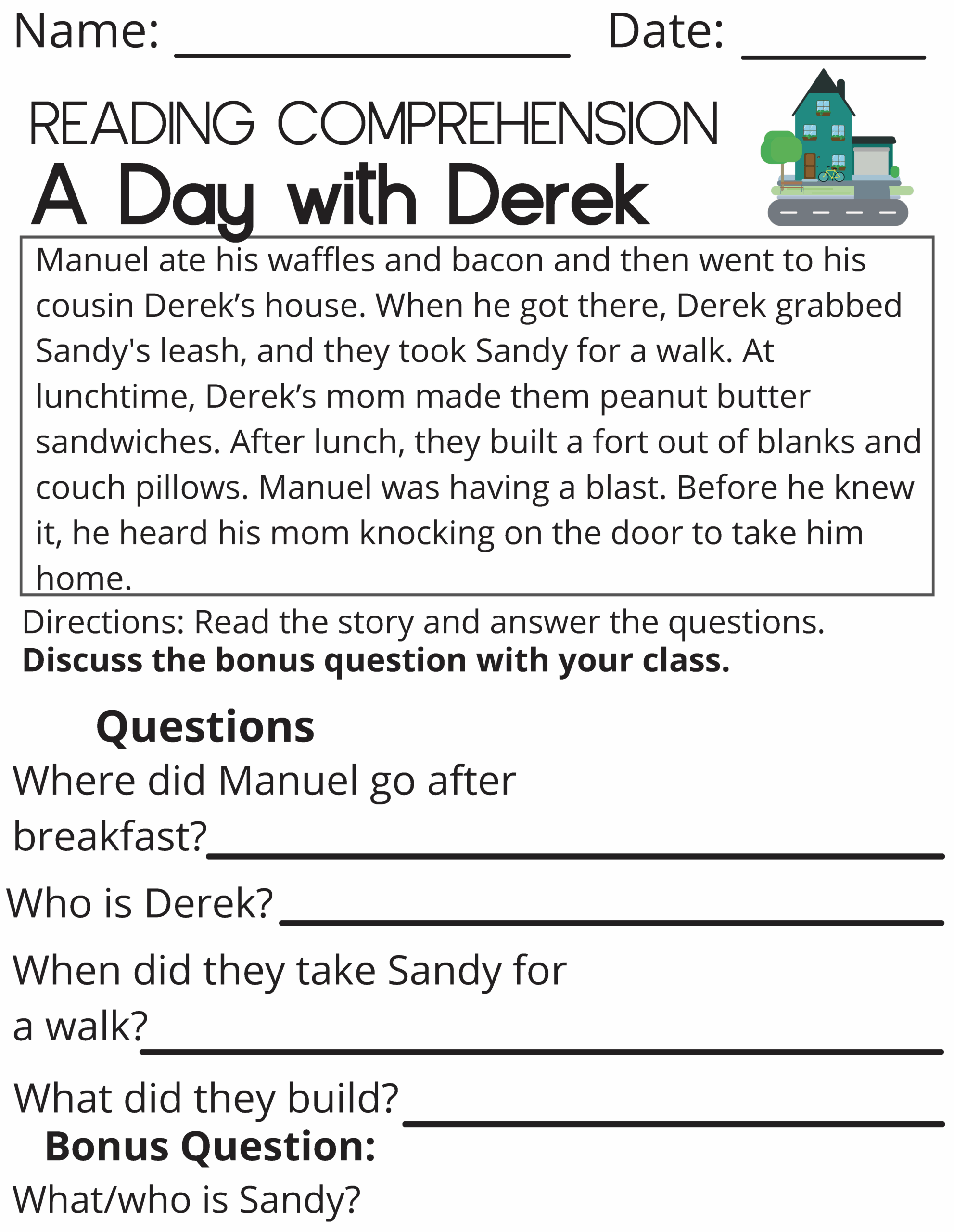 Reading Comprehension Passages 1st Through 3rd Grade Part 2 Worksheets Made By Teachers