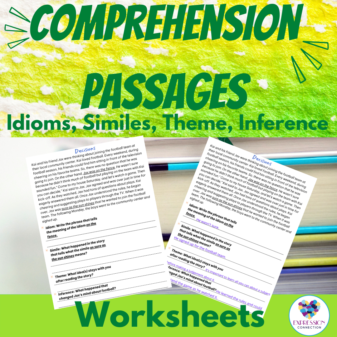 Making Judgements Reading Comprehension Worksheets