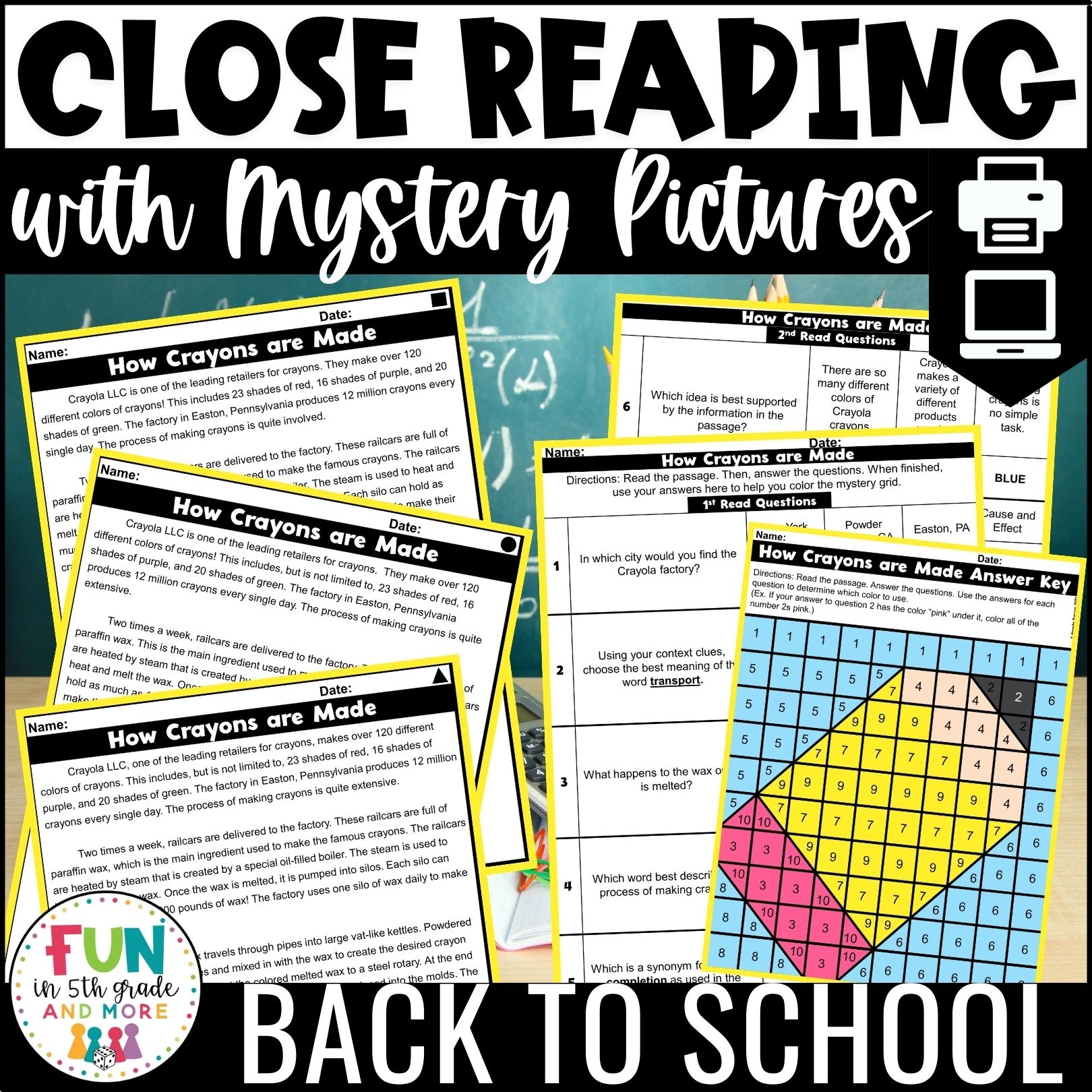 Mystery Reading Comprehension Worksheets Middle School