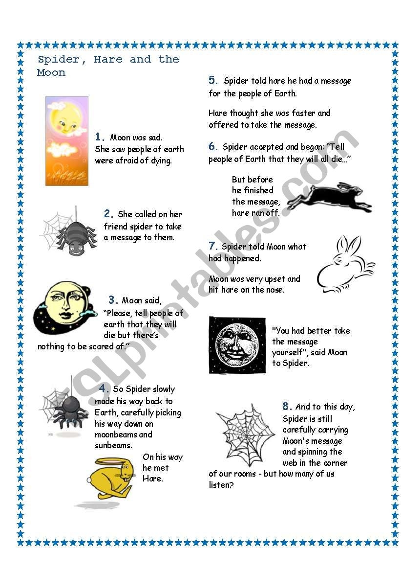 Esl Worksheets Moon Landing Reading Comprehension
