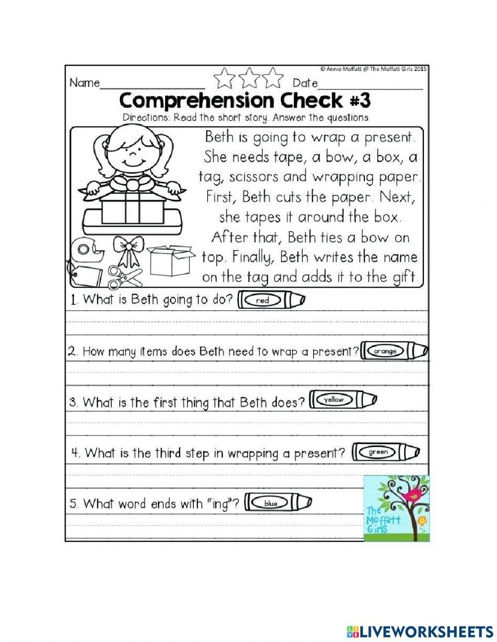 Reading Comprehension WH QUESTIONS ESL Worksheet By Miss alejandra Worksheets Library