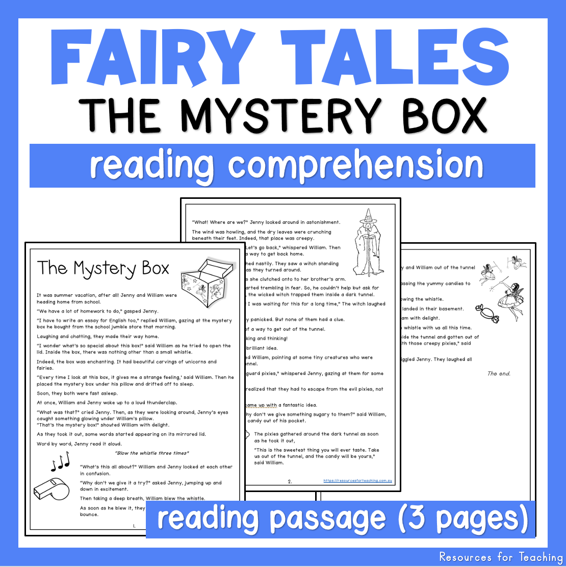 Mystery Reading Comprehension Worksheets