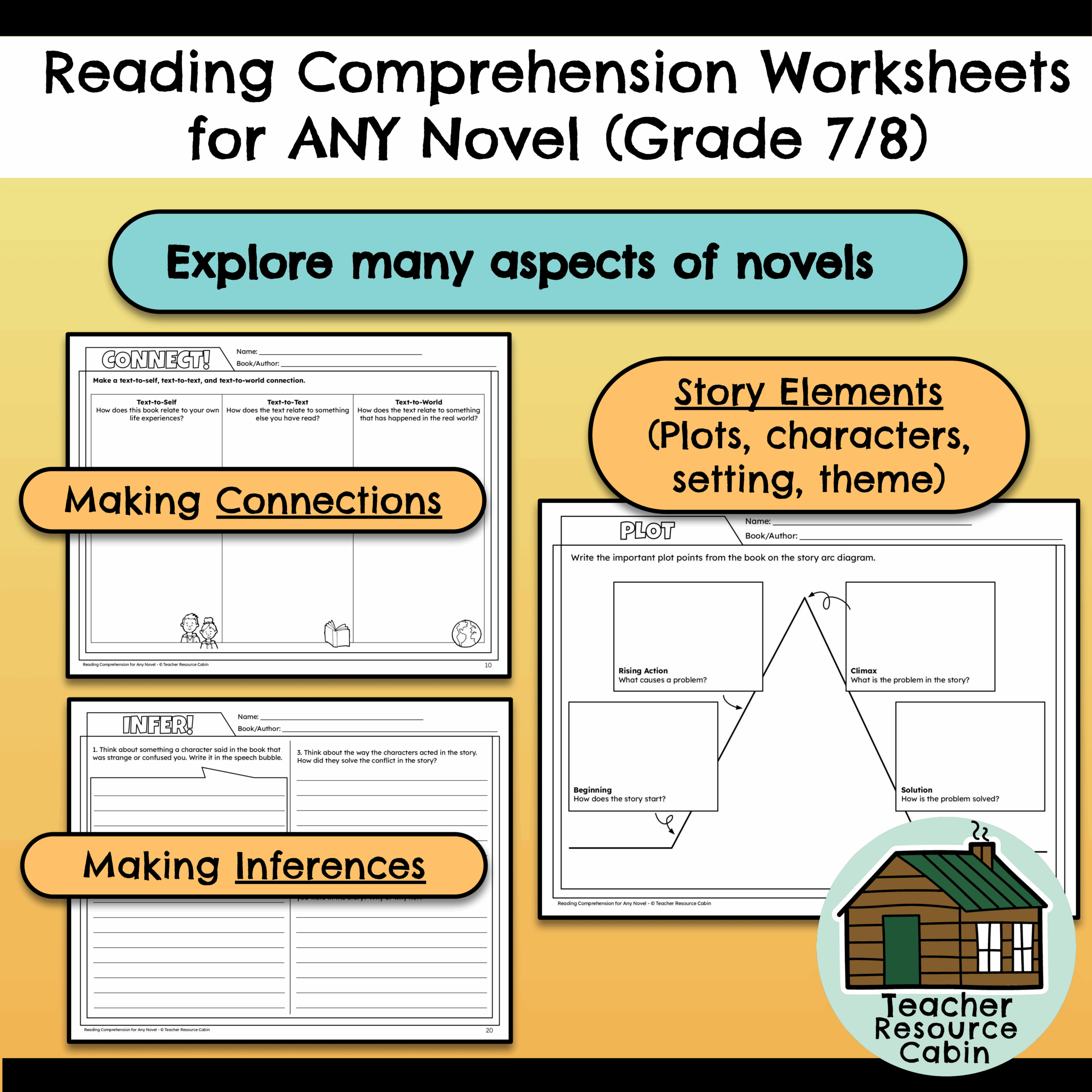 Circle Grade 7 Reading Comprehension Worksheets