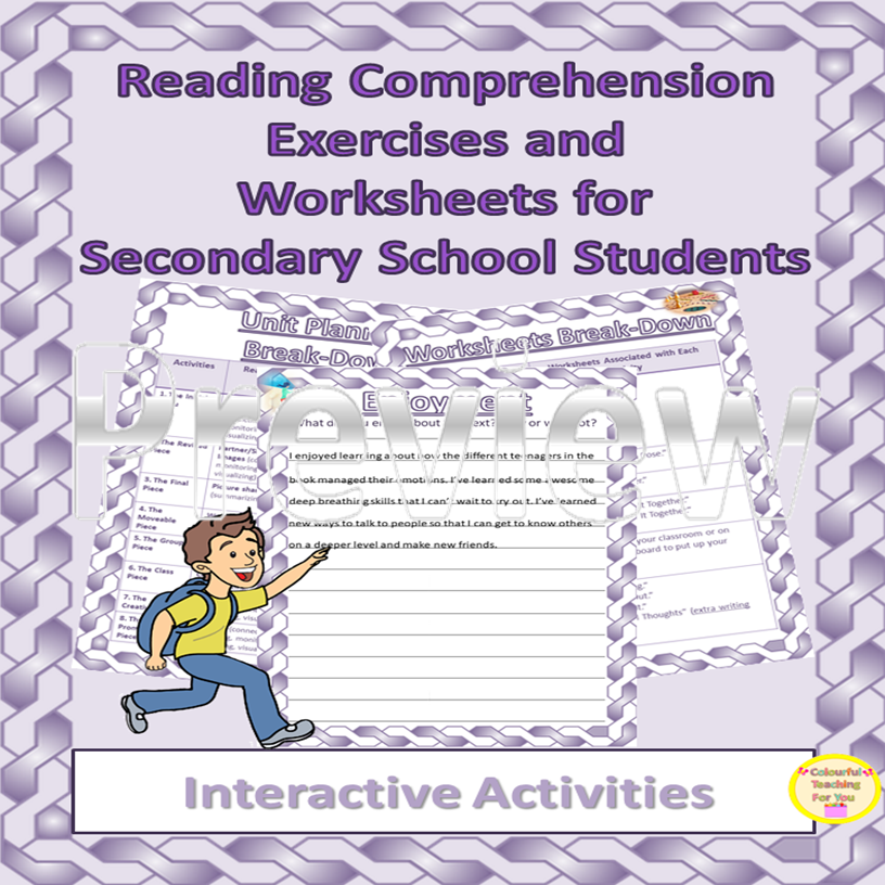 8th Reading Comprehension Worksheets