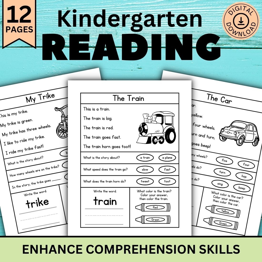 1st Grade Reading Comprehension Worksheet