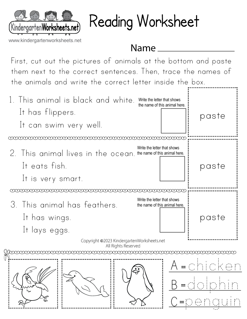 Reading Comprehension Spanish Free Worksheets
