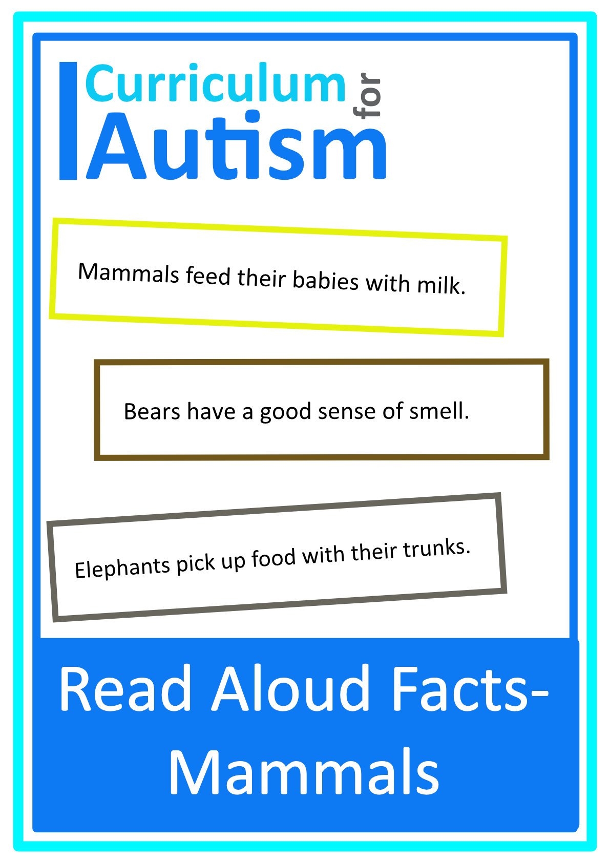 Sentence Level Reading Comprehension Fill In The Blanks Cards U0026 Worksheets Autism Special Education Curriculum For Autism