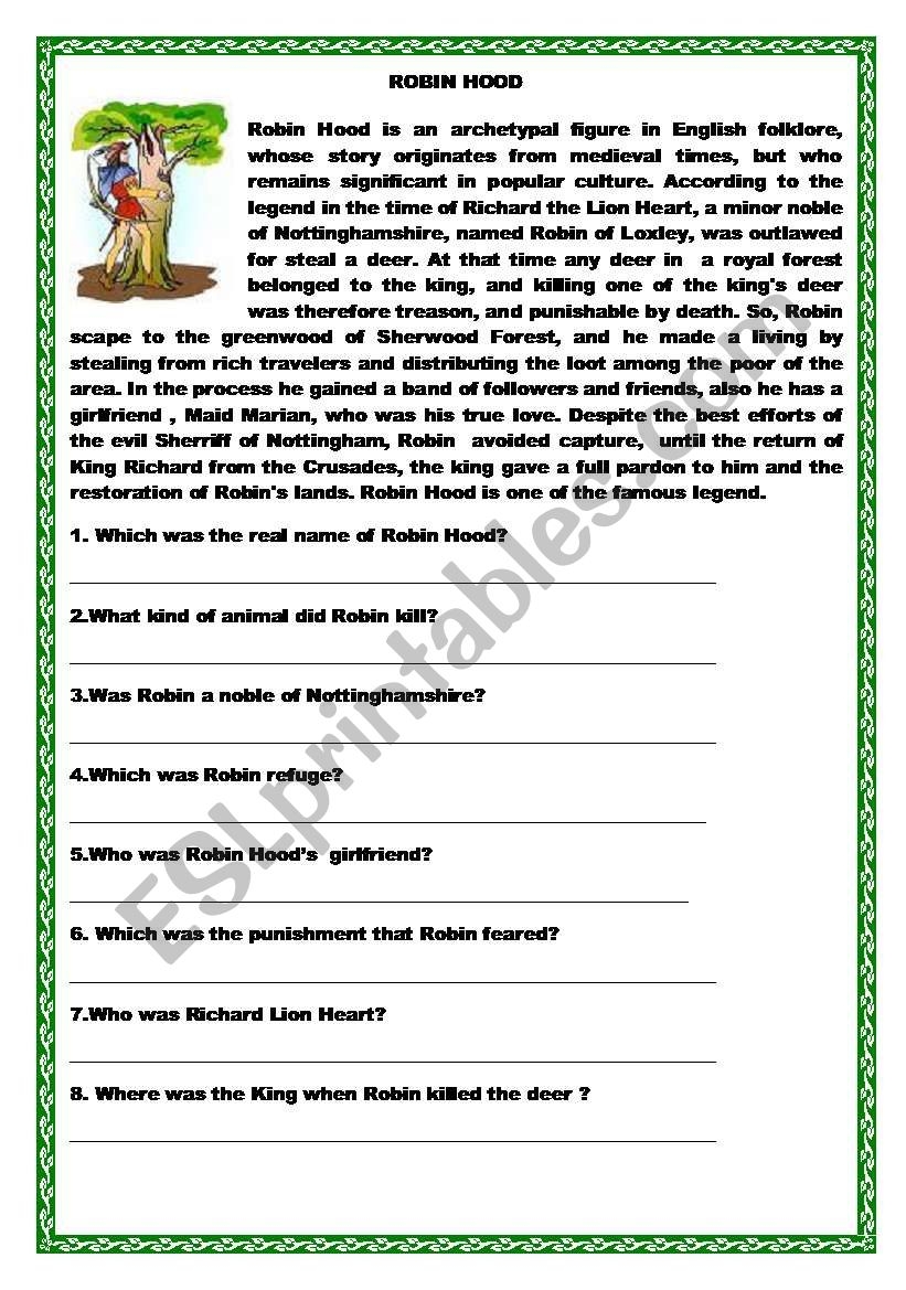 Sentence Level Reading Comprehension Wh questions What Who Worksheets Library