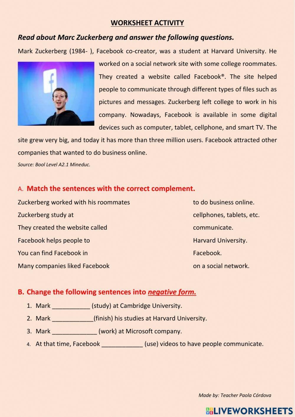 Simple Past Events Worksheet Live Worksheets Worksheets Library