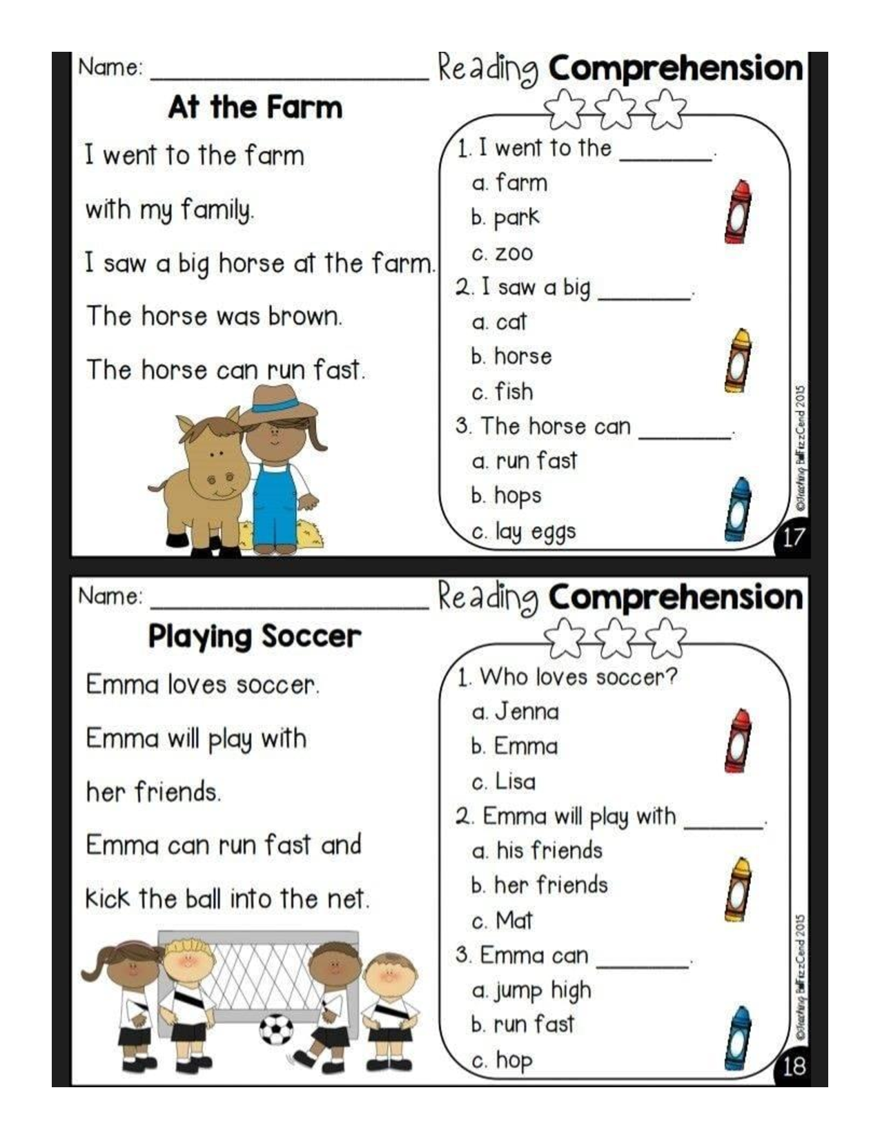 SOLUTION Grade 1 Worksheet Reading Comprehension Studypool Worksheets Library