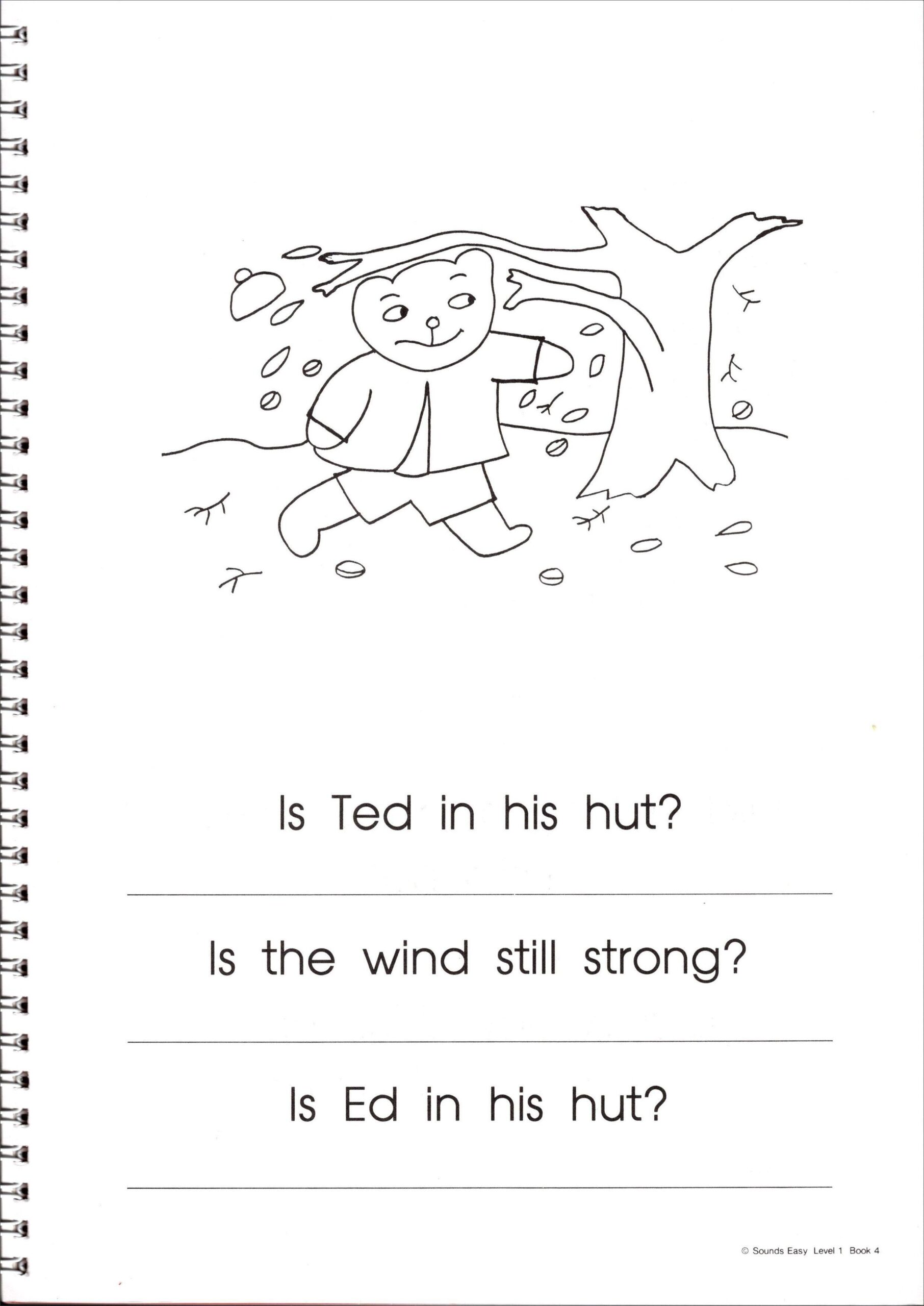Sounds Easy Comprehension Worksheets