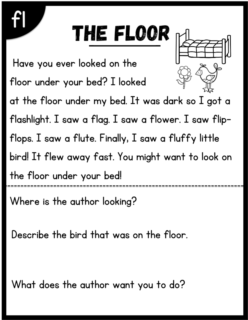 Spring Play Close Reading Super Passage Printable