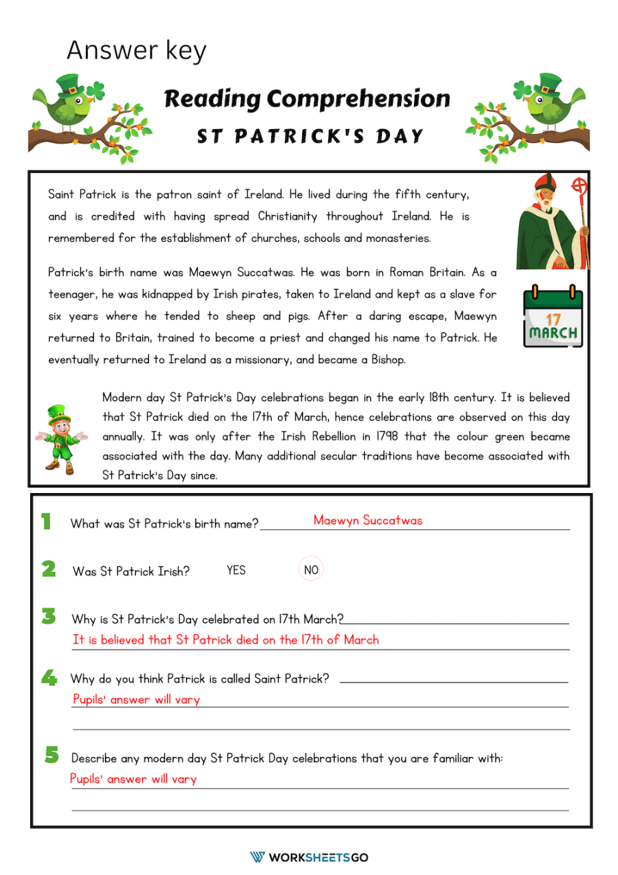 Reading Comprehension Worksheets 11th Grade