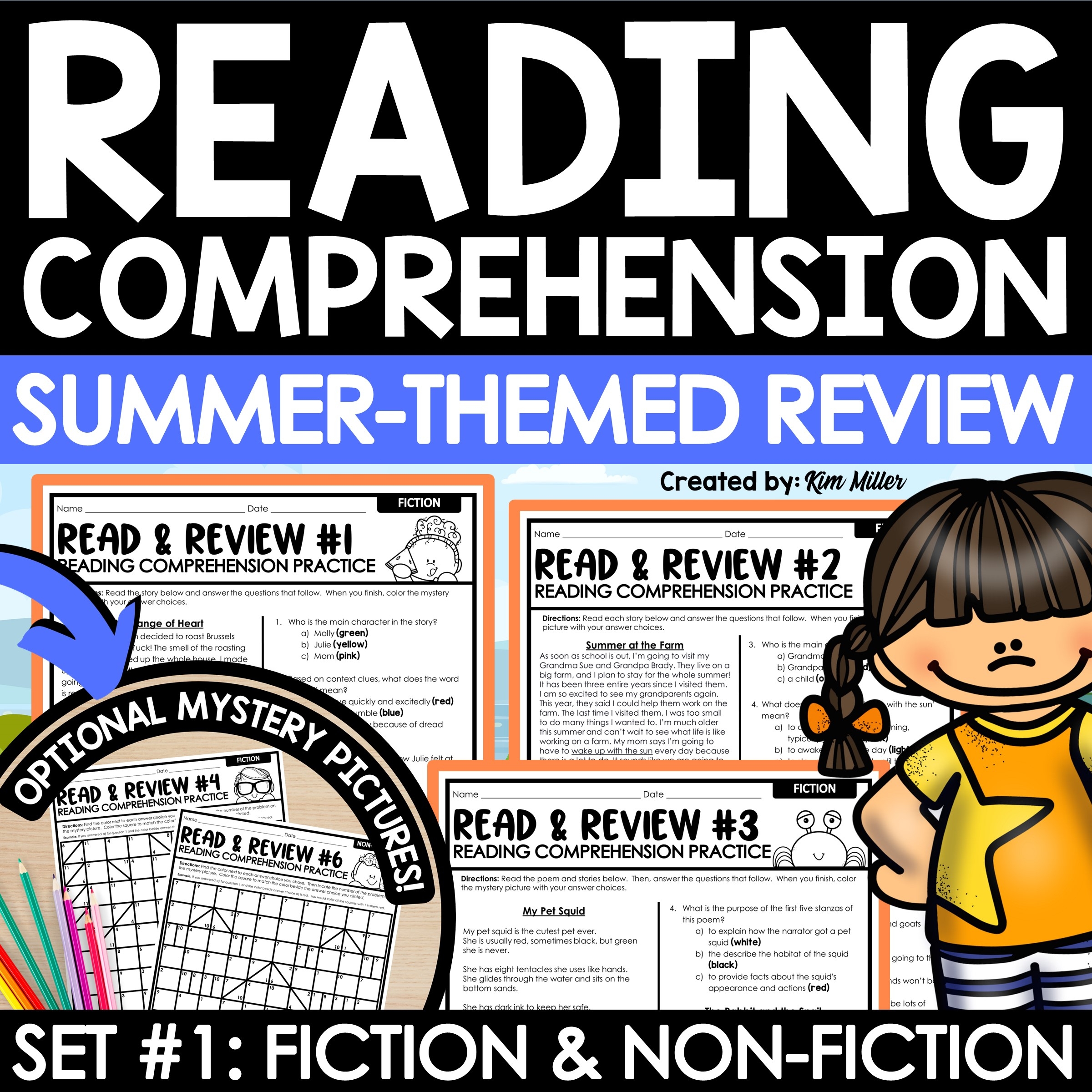 Free Fifith Grade Reading Comprehension Worksheets