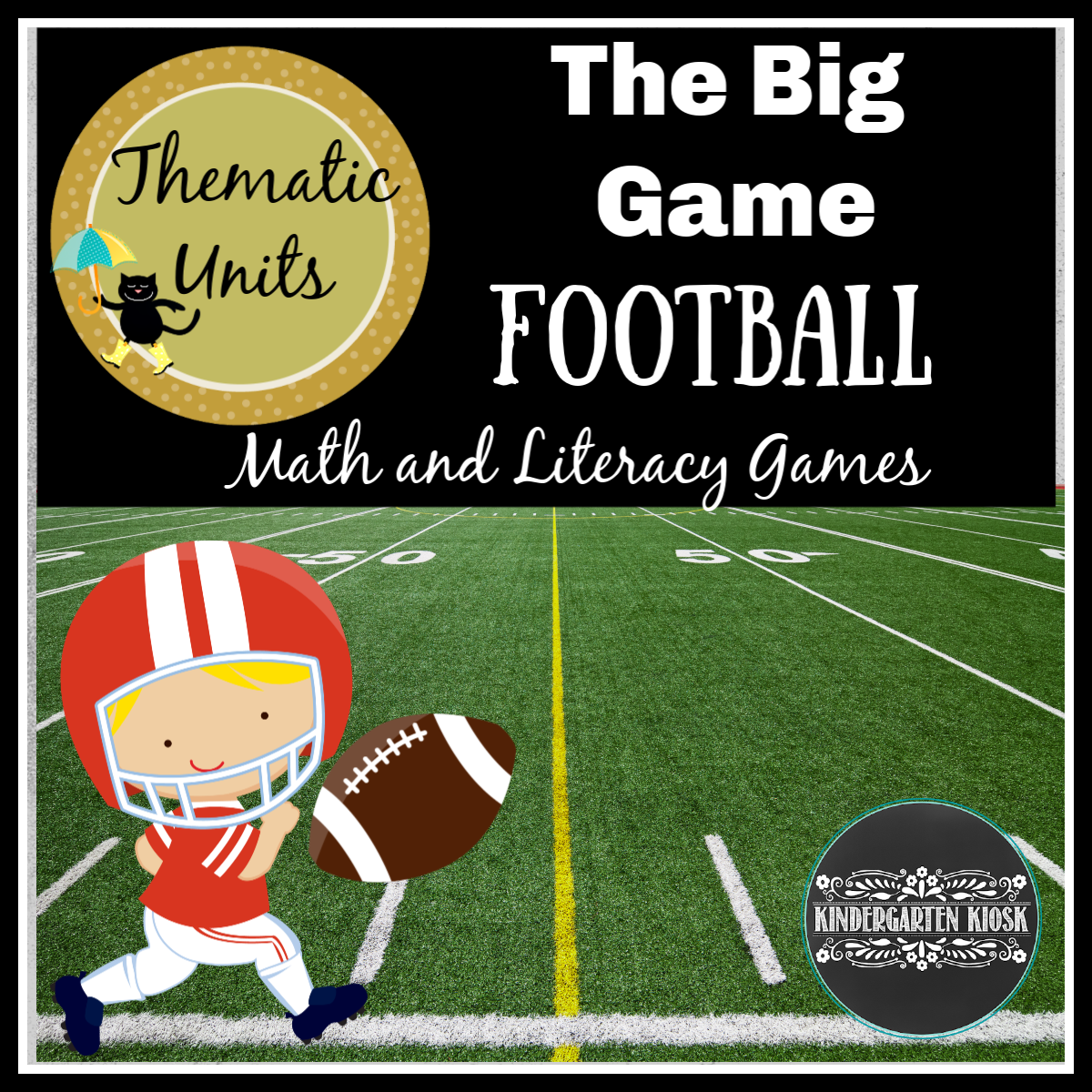 Super Football Math And Literacy Activities Kindergarten Kiosk