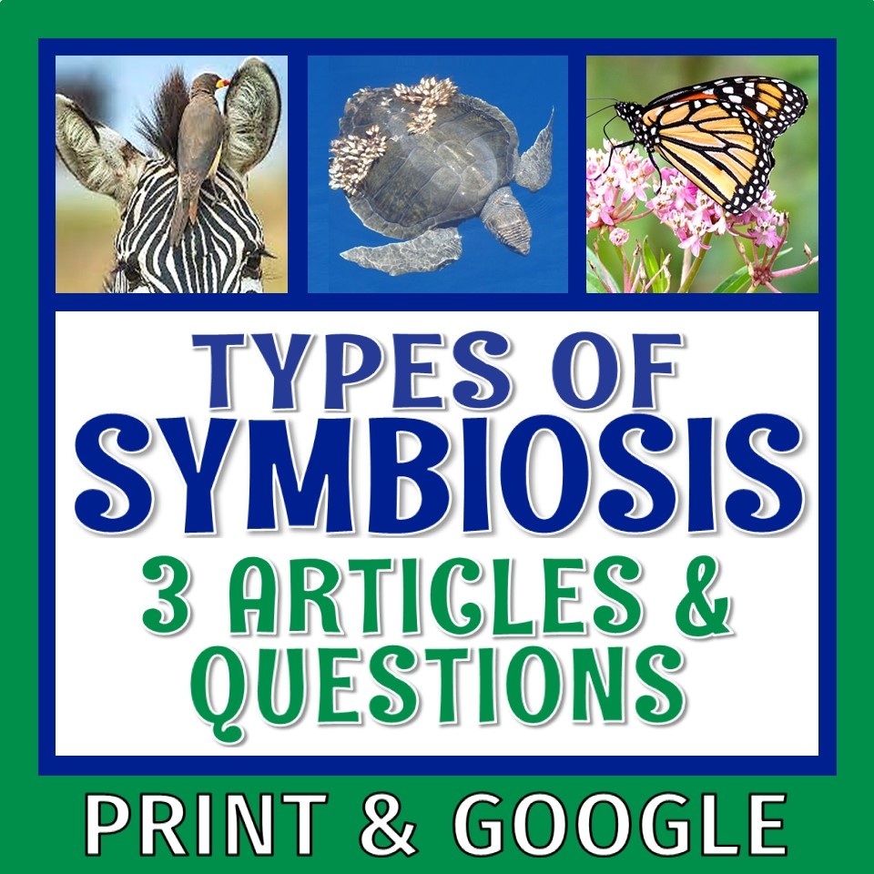 Symbiosis Reading Comprehension Worksheet
