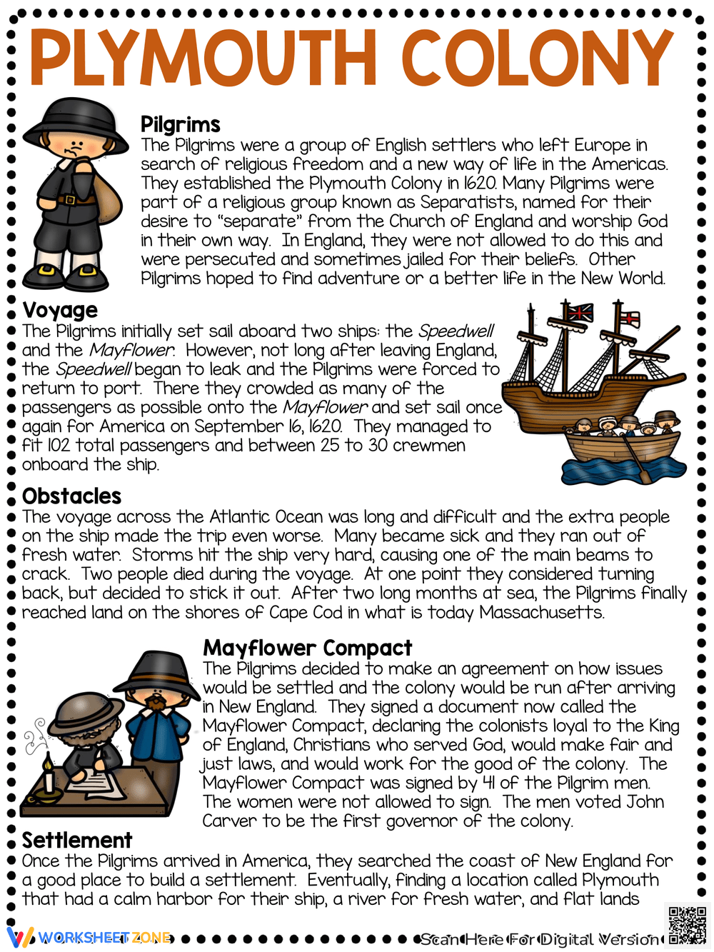 Thanksgiving Reading Comprehension PDF Worksheets 2025