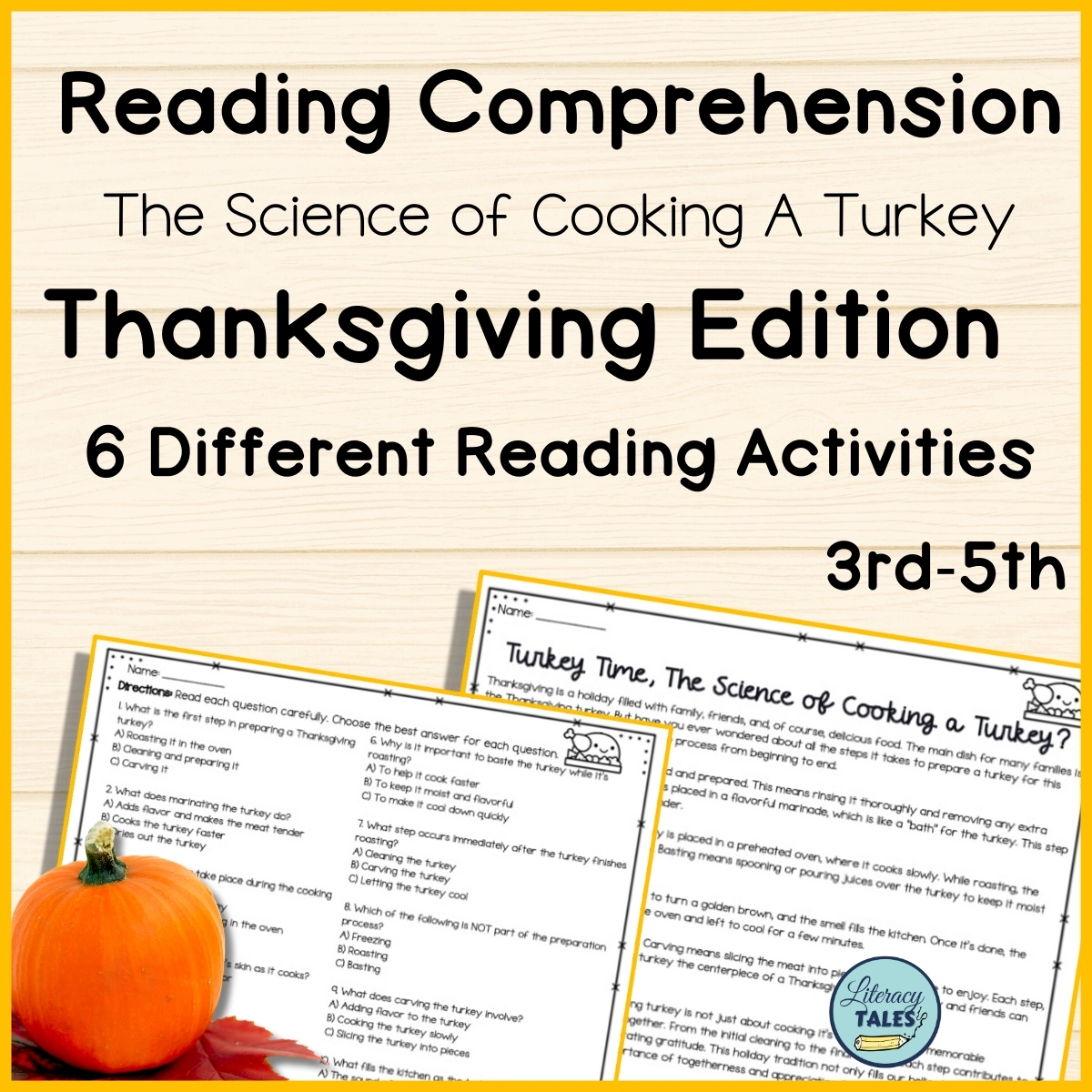 Thanksgiving Reading Comprehension Worksheets Pdf Free