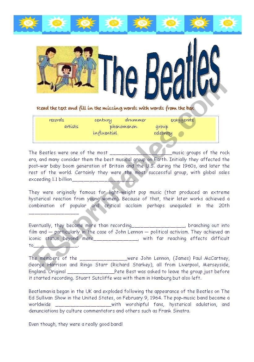Esl Worksheets For Adults Reading Comprehension