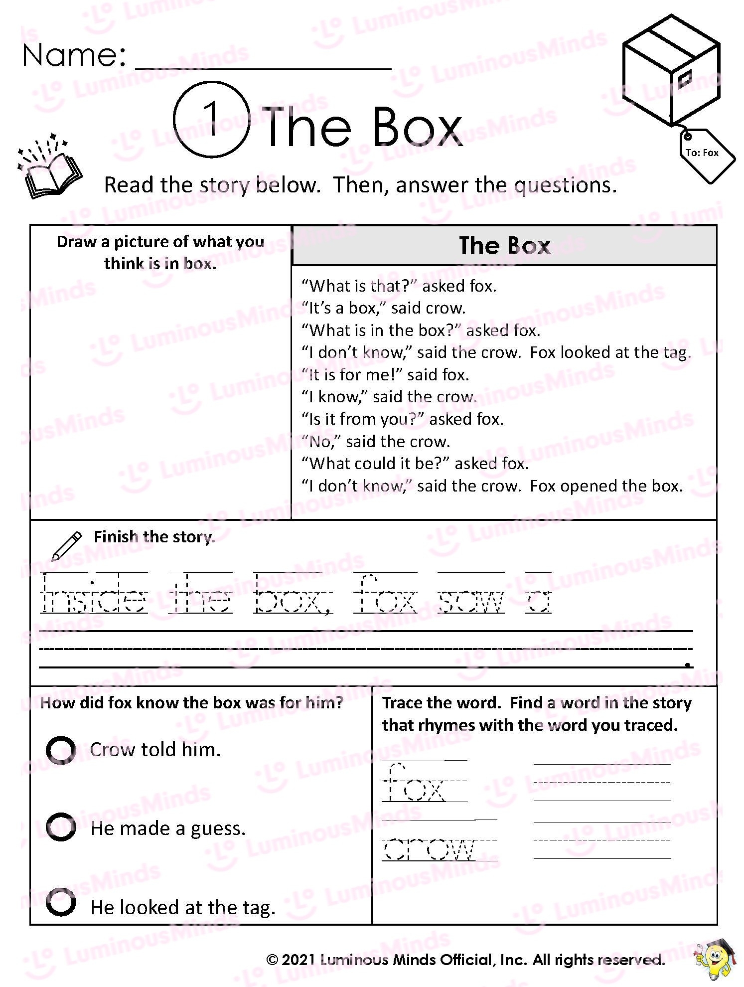 Reading Comprehension Worksheets Test