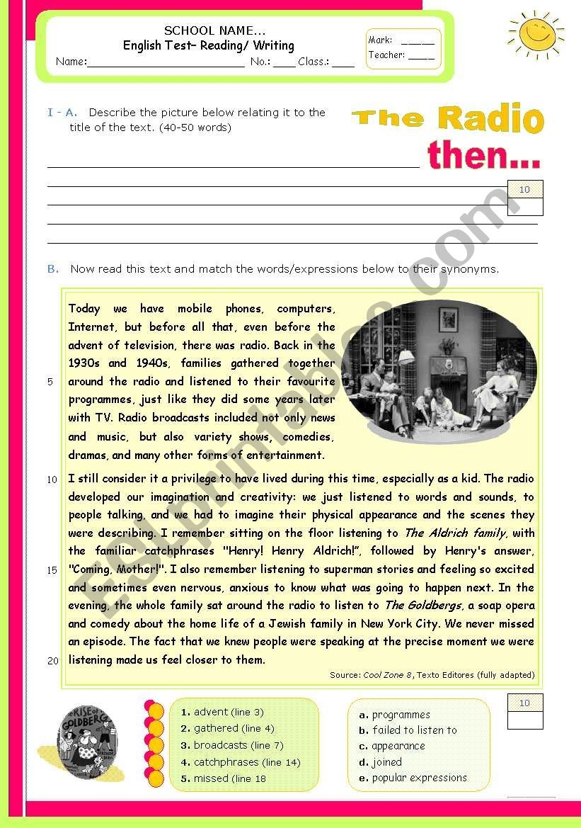 The Radio Then And Now 