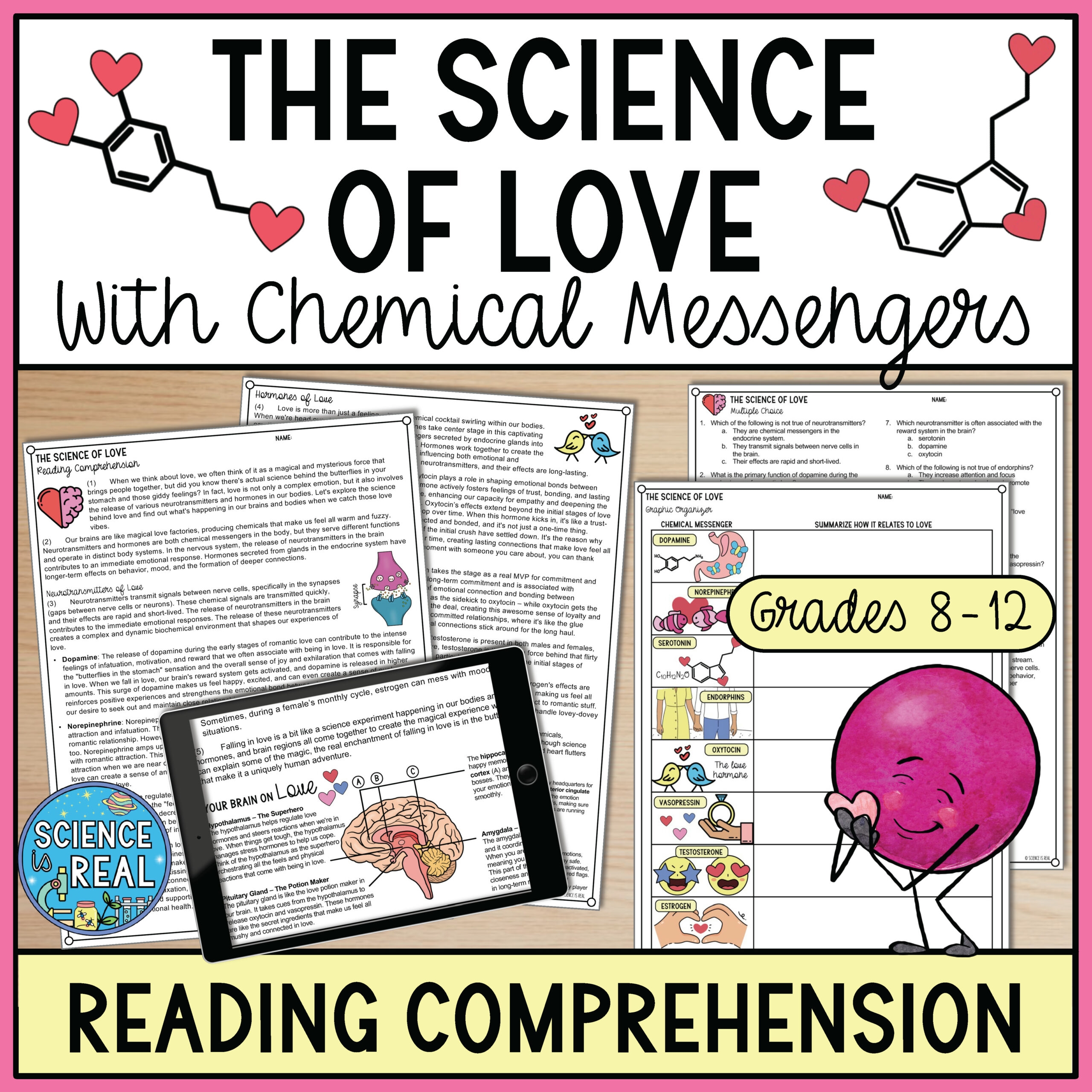 The Science Of Love Reading Comprehension Classful