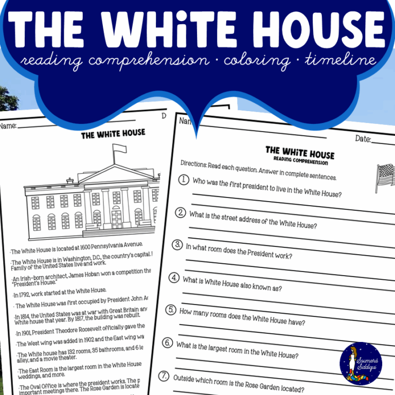 The White House Worksheets Made By Teachers