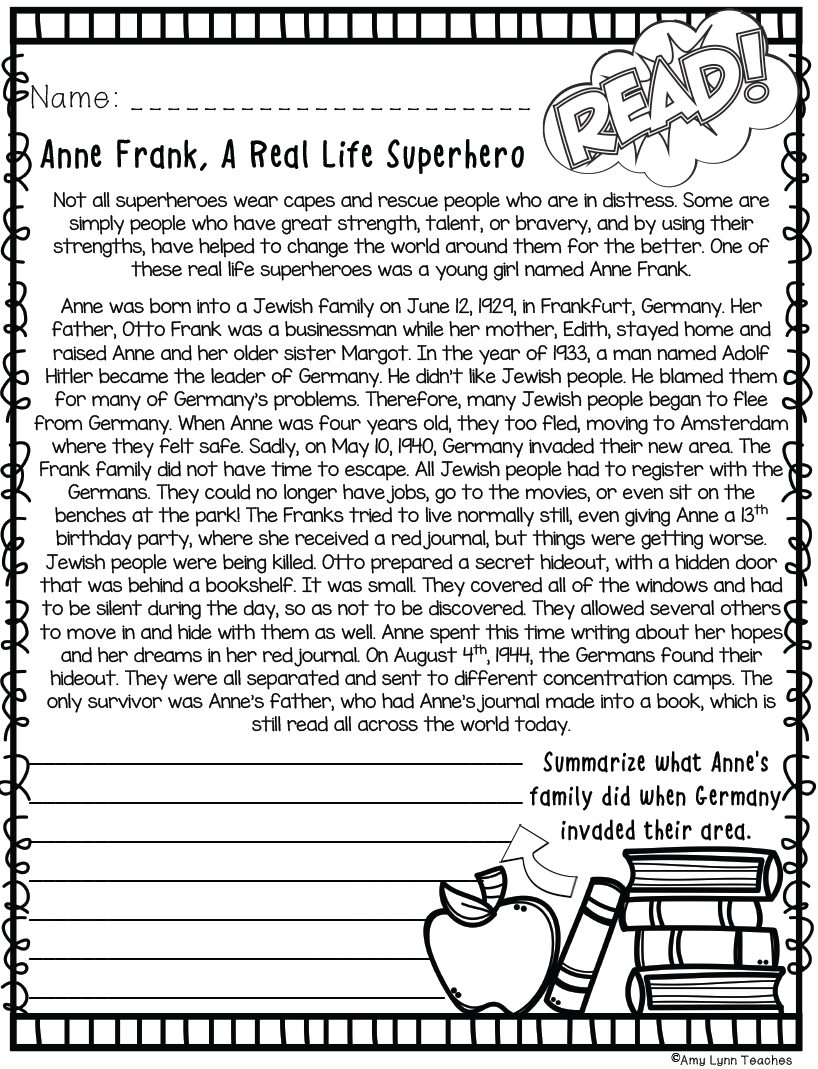 Third Grade Superhero Themed Worksheets 100 Standards Aligned Printables Made By Teachers