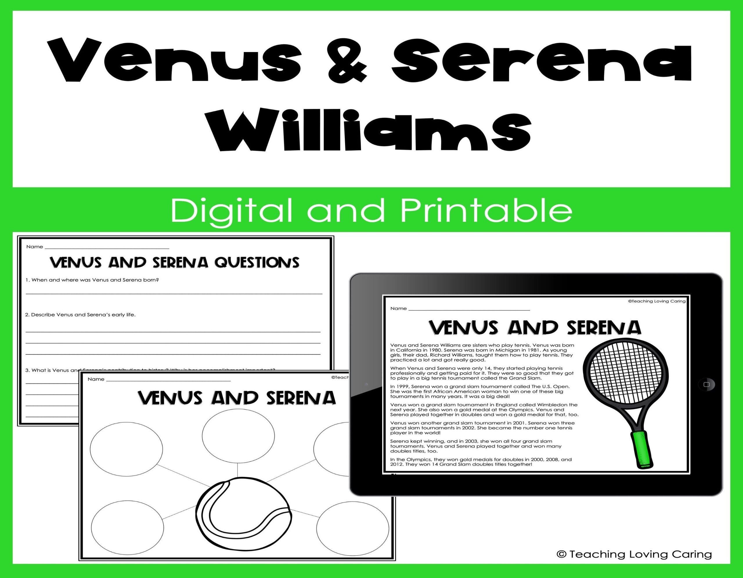 Venus Reading Comprehension Worksheet